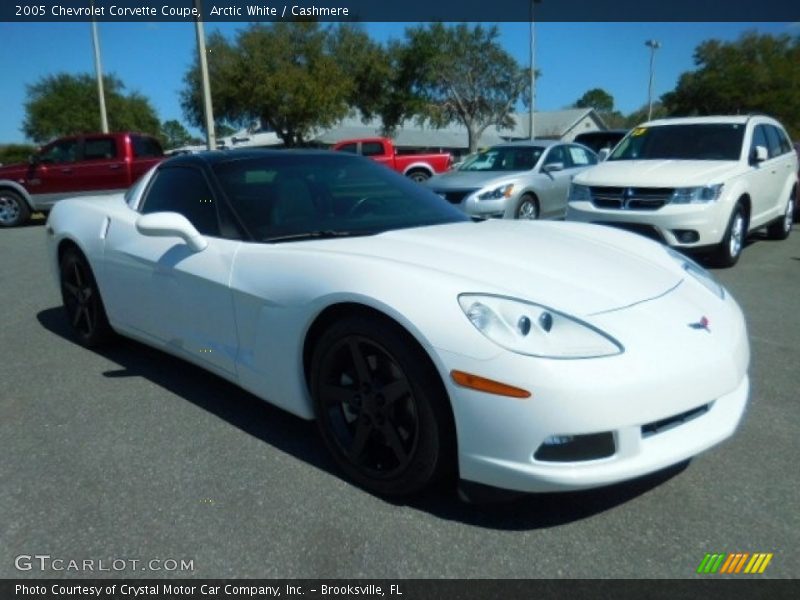 Arctic White / Cashmere 2005 Chevrolet Corvette Coupe