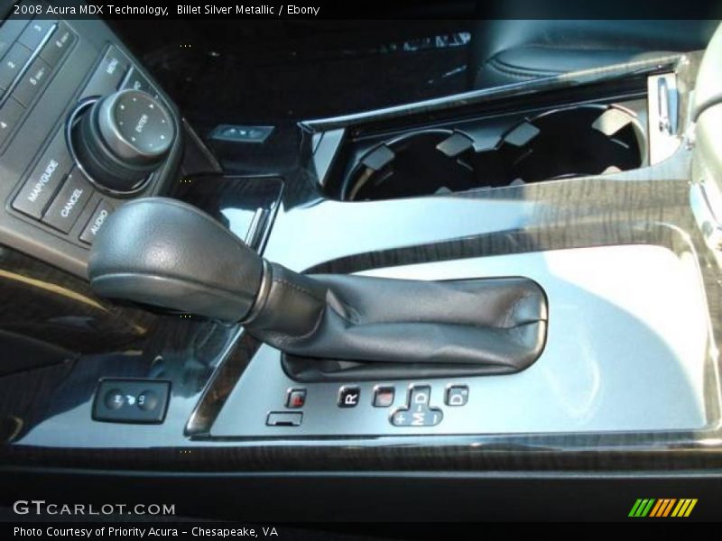 Billet Silver Metallic / Ebony 2008 Acura MDX Technology