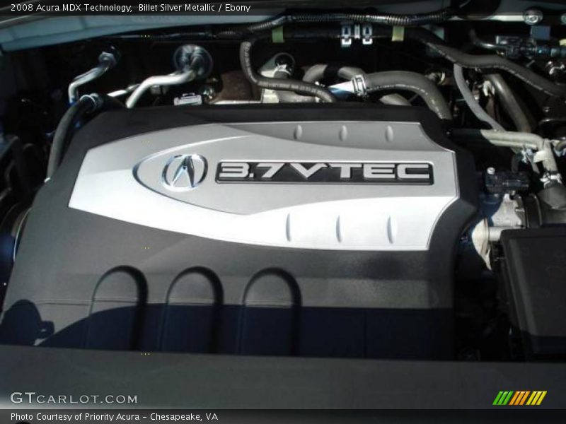 Billet Silver Metallic / Ebony 2008 Acura MDX Technology