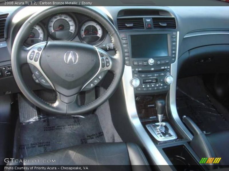 Carbon Bronze Metallic / Ebony 2008 Acura TL 3.2