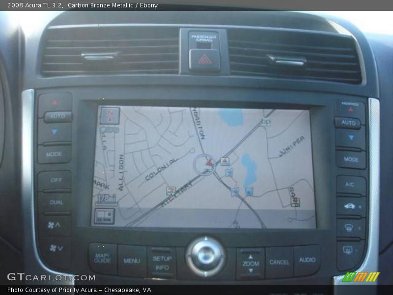 Carbon Bronze Metallic / Ebony 2008 Acura TL 3.2