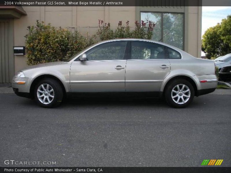 Wheat Beige Metallic / Anthracite 2004 Volkswagen Passat GLS Sedan