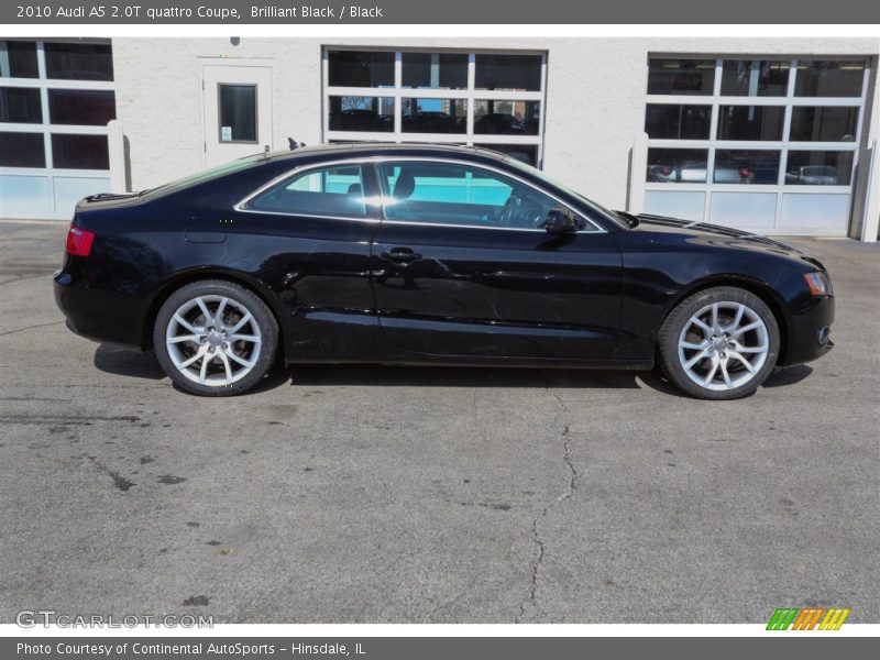Brilliant Black / Black 2010 Audi A5 2.0T quattro Coupe