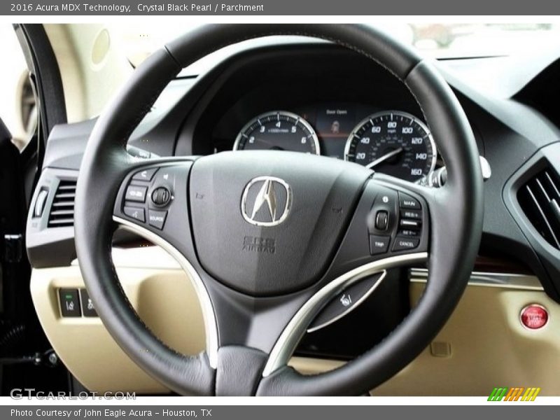 Crystal Black Pearl / Parchment 2016 Acura MDX Technology