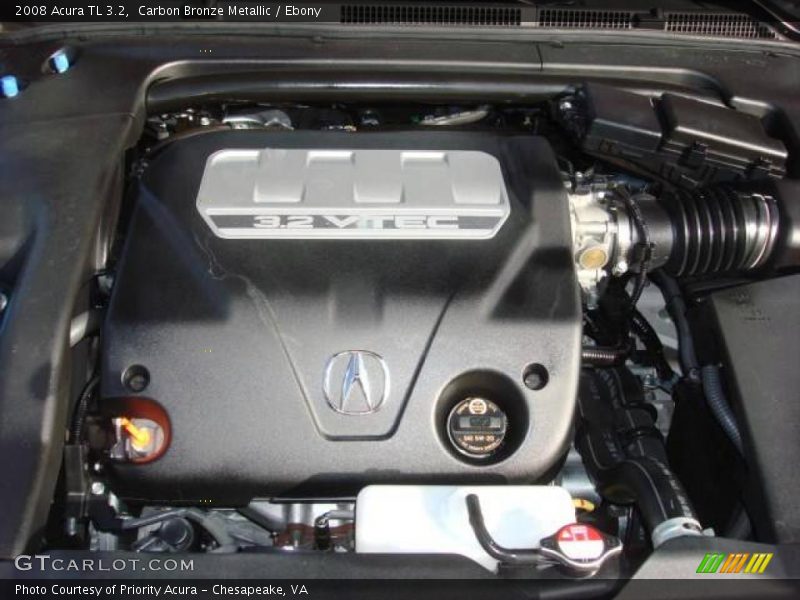 Carbon Bronze Metallic / Ebony 2008 Acura TL 3.2