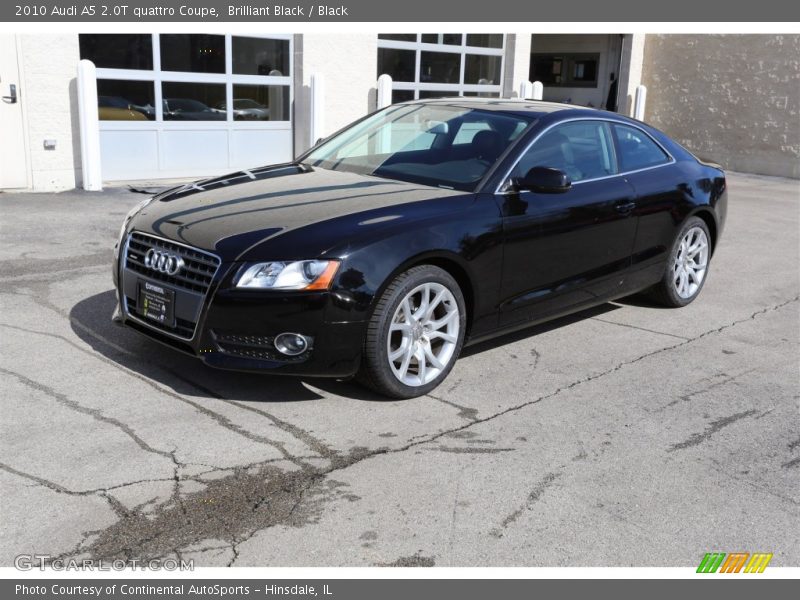 Brilliant Black / Black 2010 Audi A5 2.0T quattro Coupe