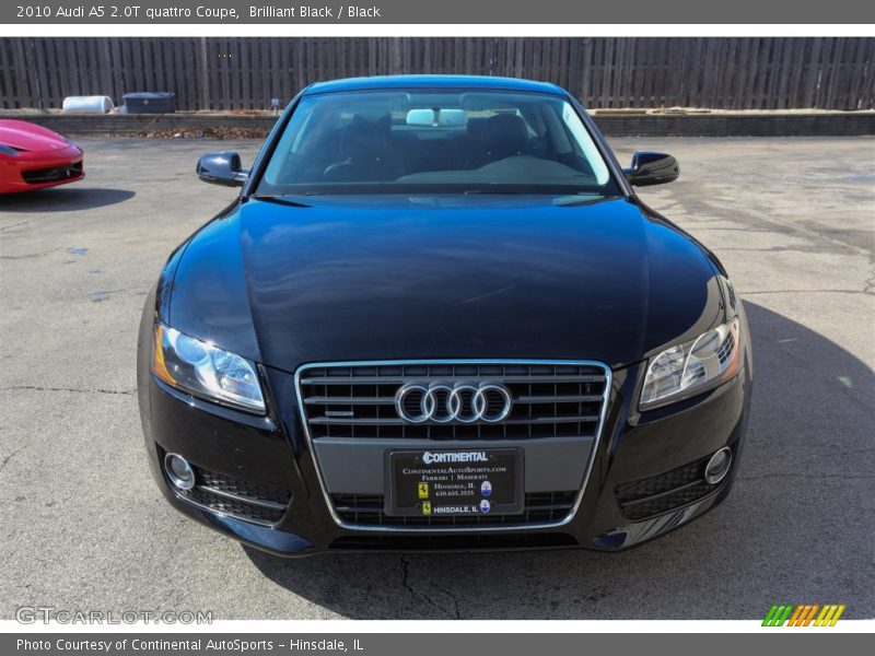 Brilliant Black / Black 2010 Audi A5 2.0T quattro Coupe