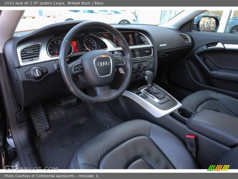 Brilliant Black / Black 2010 Audi A5 2.0T quattro Coupe