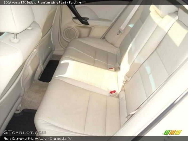 Premium White Pearl / Parchment 2009 Acura TSX Sedan