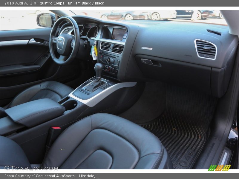 Brilliant Black / Black 2010 Audi A5 2.0T quattro Coupe