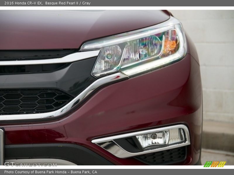 Basque Red Pearl II / Gray 2016 Honda CR-V EX