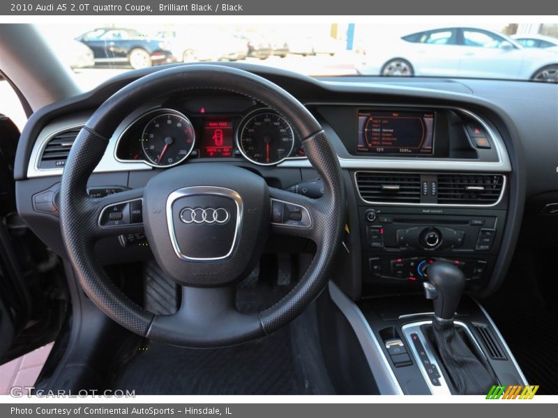 Brilliant Black / Black 2010 Audi A5 2.0T quattro Coupe