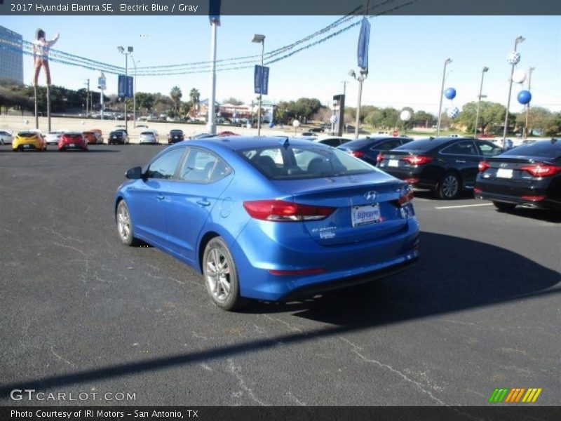 Electric Blue / Gray 2017 Hyundai Elantra SE