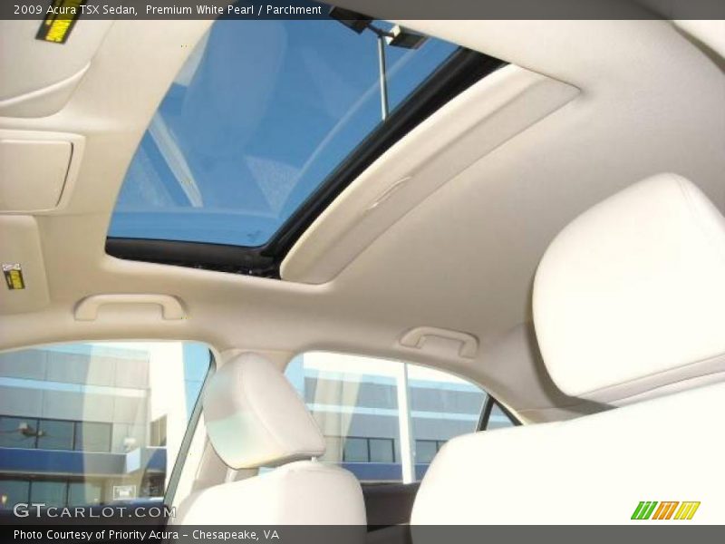 Premium White Pearl / Parchment 2009 Acura TSX Sedan