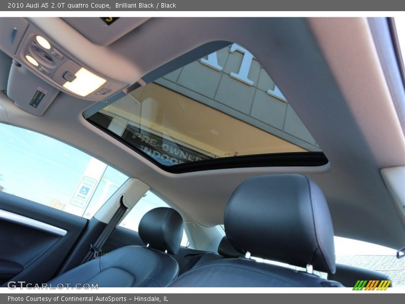 Brilliant Black / Black 2010 Audi A5 2.0T quattro Coupe