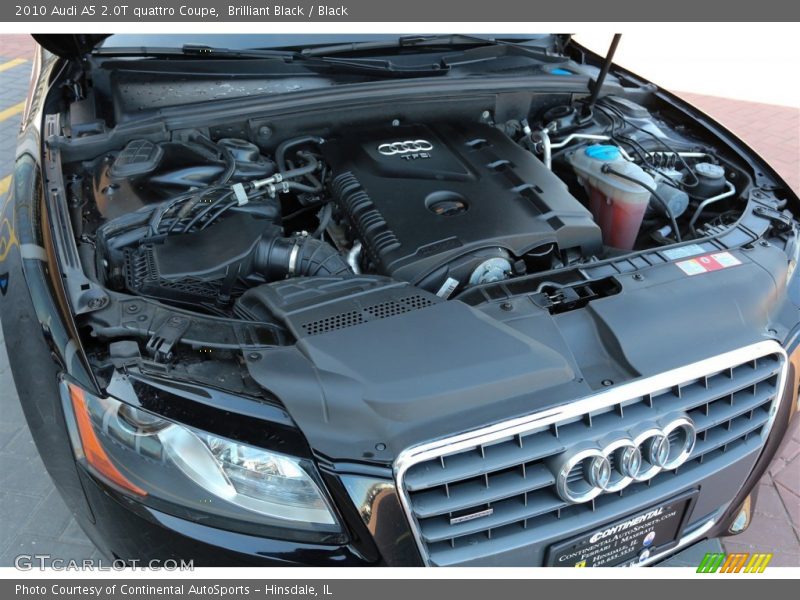 Brilliant Black / Black 2010 Audi A5 2.0T quattro Coupe