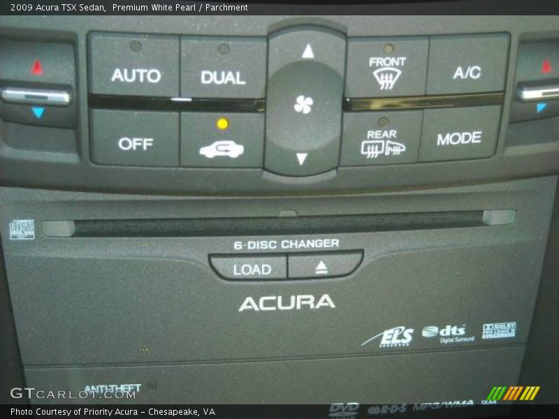 Premium White Pearl / Parchment 2009 Acura TSX Sedan