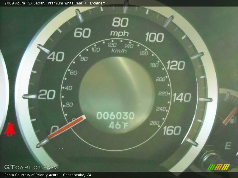 Premium White Pearl / Parchment 2009 Acura TSX Sedan