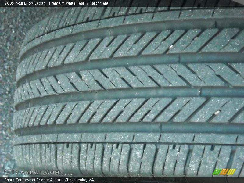 Premium White Pearl / Parchment 2009 Acura TSX Sedan
