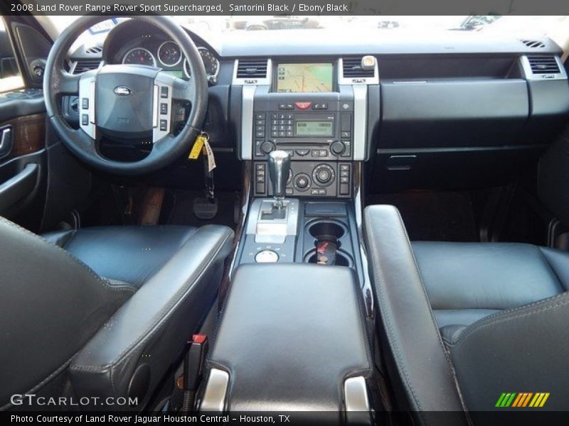 Santorini Black / Ebony Black 2008 Land Rover Range Rover Sport Supercharged