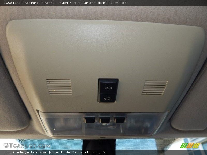 Santorini Black / Ebony Black 2008 Land Rover Range Rover Sport Supercharged