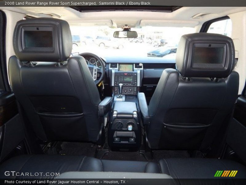 Santorini Black / Ebony Black 2008 Land Rover Range Rover Sport Supercharged