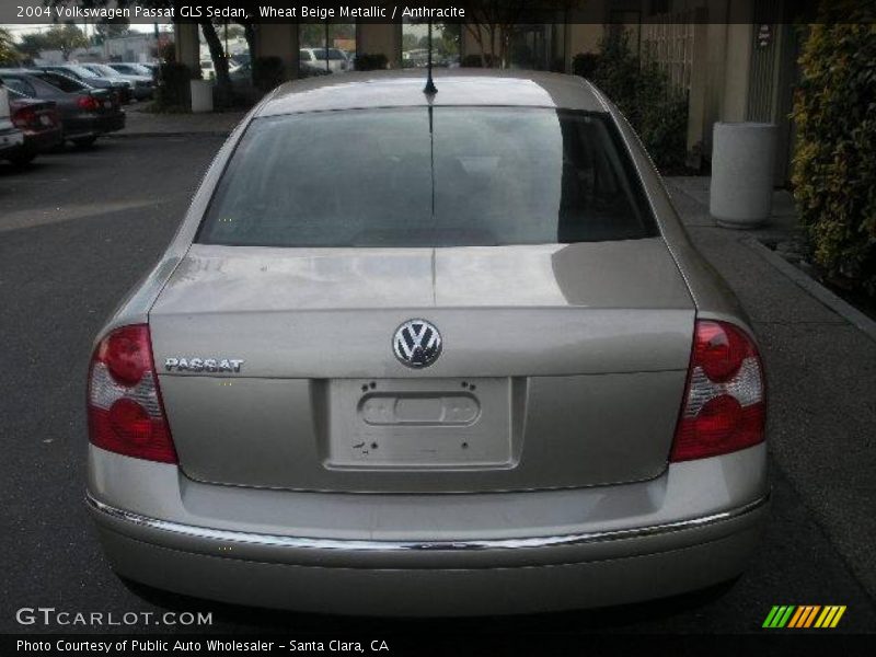Wheat Beige Metallic / Anthracite 2004 Volkswagen Passat GLS Sedan