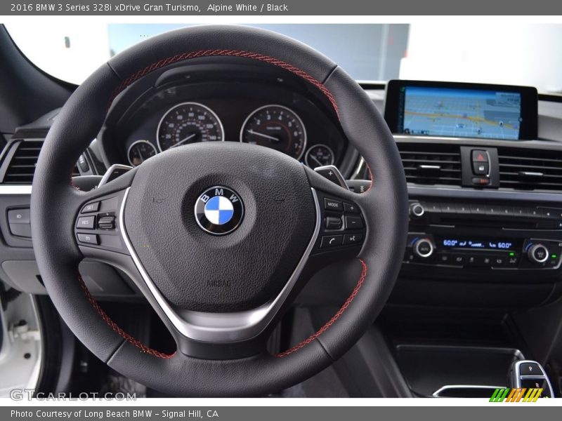 Alpine White / Black 2016 BMW 3 Series 328i xDrive Gran Turismo
