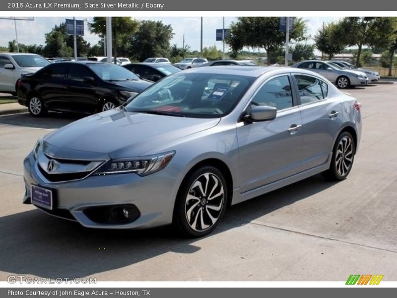 Slate Silver Metallic / Ebony 2016 Acura ILX Premium