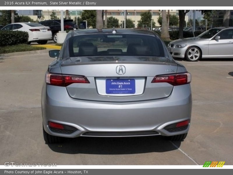 Slate Silver Metallic / Ebony 2016 Acura ILX Premium