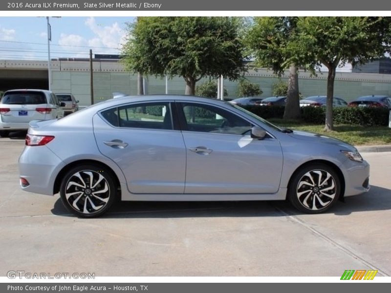 Slate Silver Metallic / Ebony 2016 Acura ILX Premium