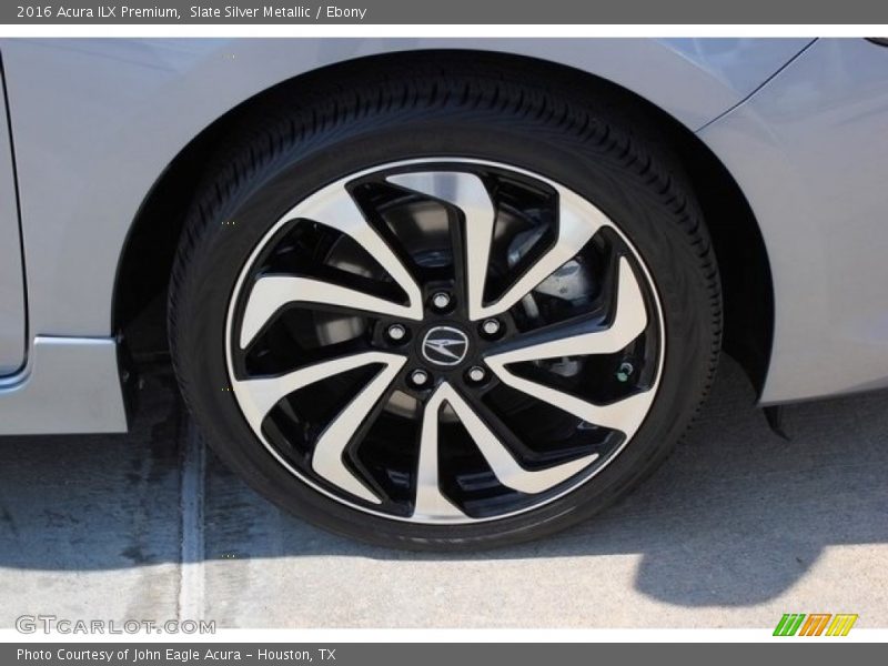 Slate Silver Metallic / Ebony 2016 Acura ILX Premium