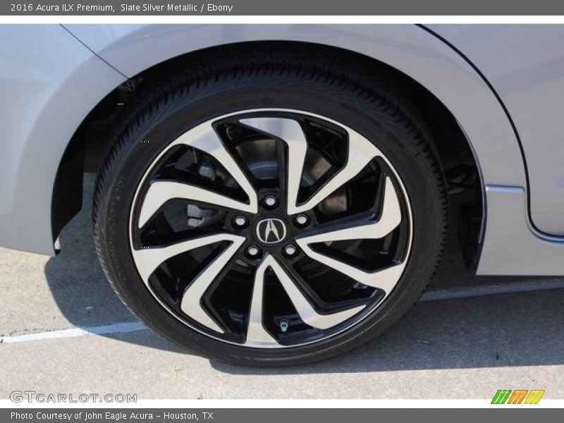 Slate Silver Metallic / Ebony 2016 Acura ILX Premium