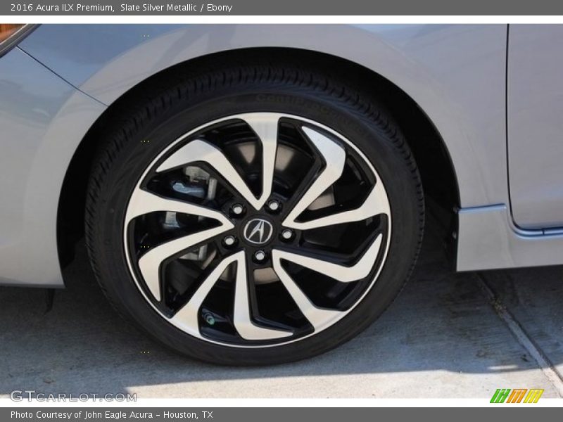 Slate Silver Metallic / Ebony 2016 Acura ILX Premium