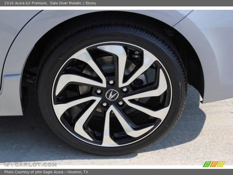 Slate Silver Metallic / Ebony 2016 Acura ILX Premium