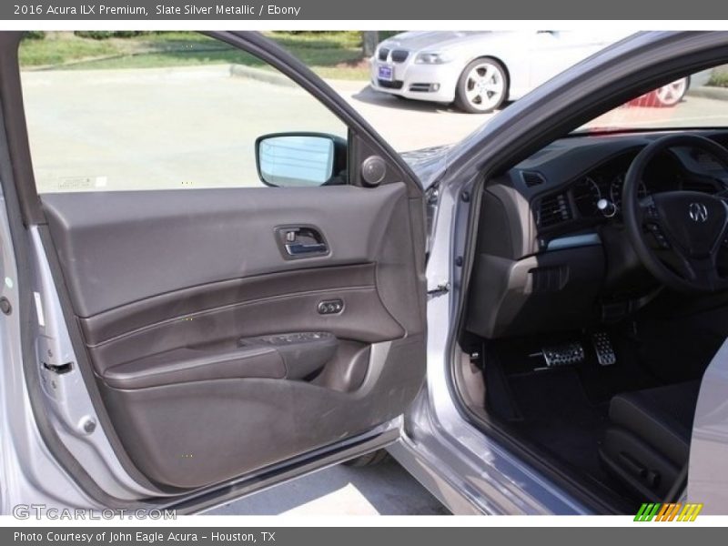 Slate Silver Metallic / Ebony 2016 Acura ILX Premium