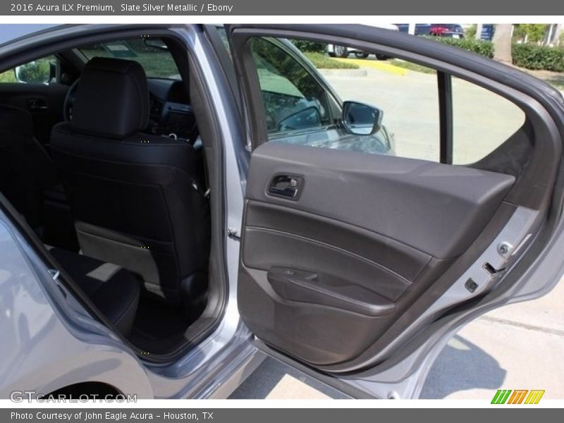 Slate Silver Metallic / Ebony 2016 Acura ILX Premium