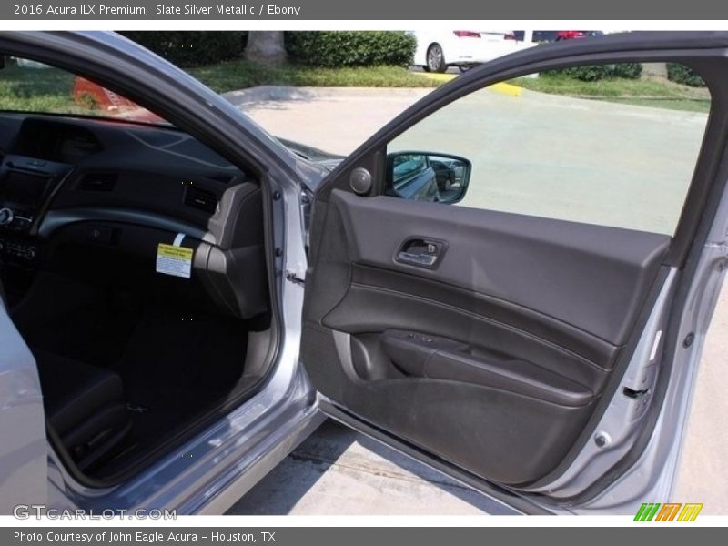 Slate Silver Metallic / Ebony 2016 Acura ILX Premium