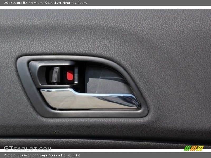 Slate Silver Metallic / Ebony 2016 Acura ILX Premium