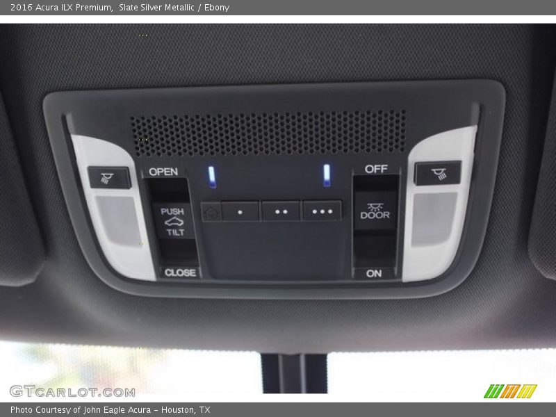 Slate Silver Metallic / Ebony 2016 Acura ILX Premium