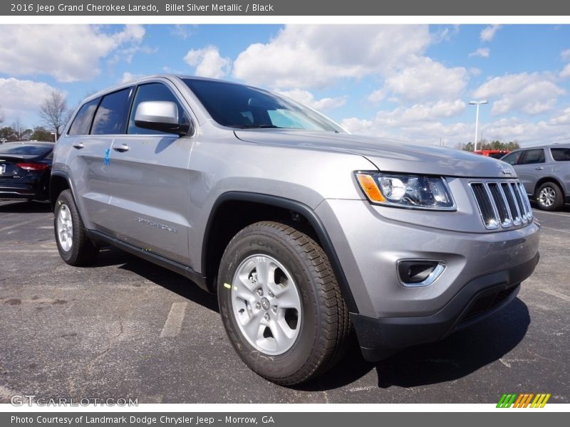 Billet Silver Metallic / Black 2016 Jeep Grand Cherokee Laredo