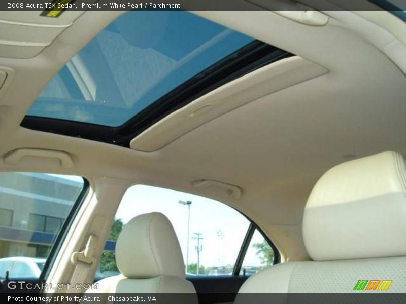 Premium White Pearl / Parchment 2008 Acura TSX Sedan