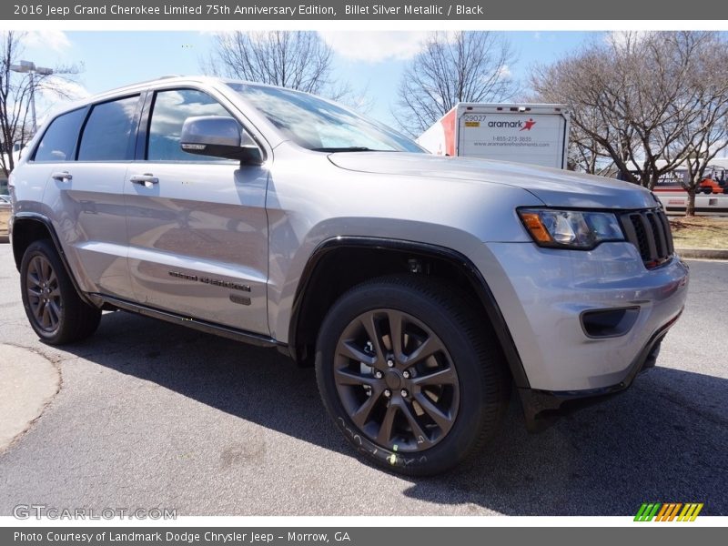 Billet Silver Metallic / Black 2016 Jeep Grand Cherokee Limited 75th Anniversary Edition