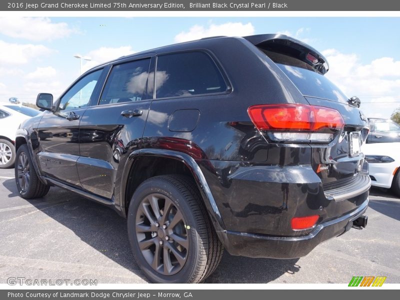 Brilliant Black Crystal Pearl / Black 2016 Jeep Grand Cherokee Limited 75th Anniversary Edition