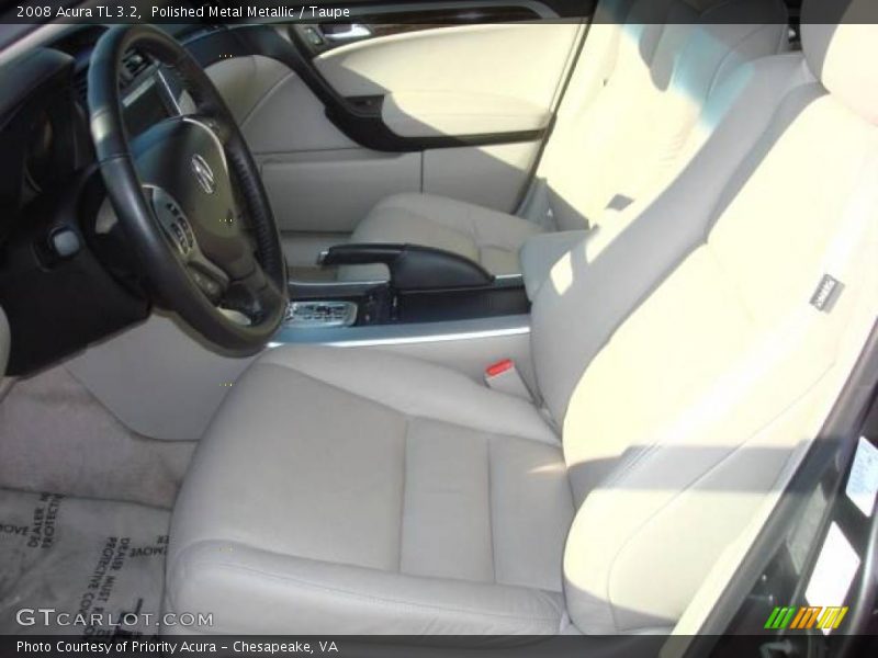 Polished Metal Metallic / Taupe 2008 Acura TL 3.2