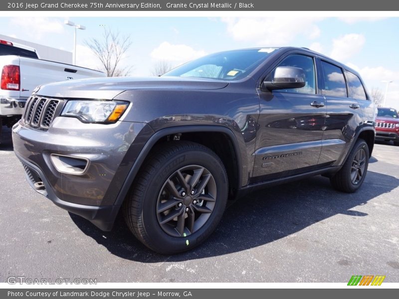 Granite Crystal Metallic / Black 2016 Jeep Grand Cherokee 75th Anniversary Edition