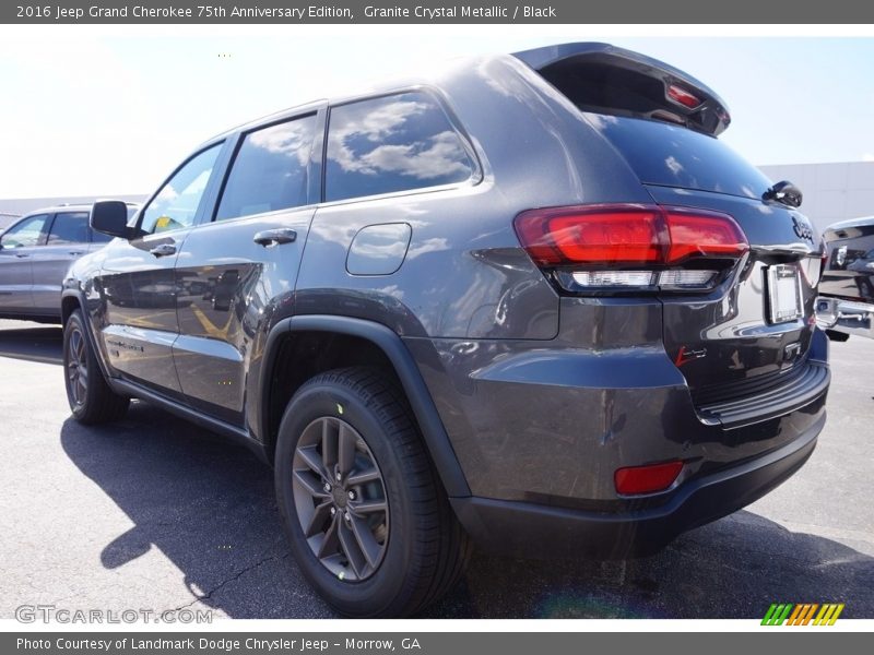 Granite Crystal Metallic / Black 2016 Jeep Grand Cherokee 75th Anniversary Edition