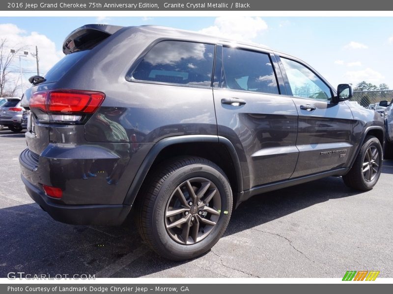 Granite Crystal Metallic / Black 2016 Jeep Grand Cherokee 75th Anniversary Edition