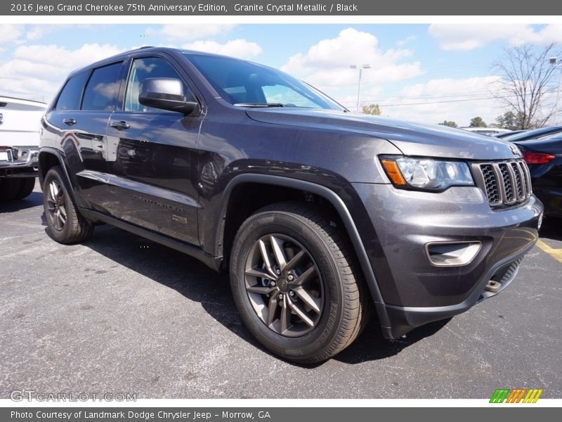 Granite Crystal Metallic / Black 2016 Jeep Grand Cherokee 75th Anniversary Edition