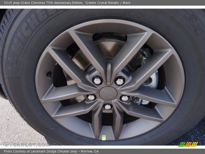 Granite Crystal Metallic / Black 2016 Jeep Grand Cherokee 75th Anniversary Edition